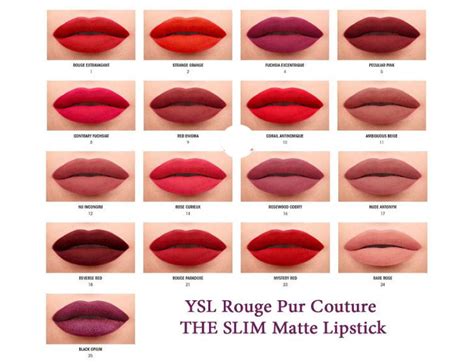 son YSL màu sắc